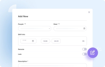 Creating custom daily shifts and scheduling rotas in Crewlix workforce management software