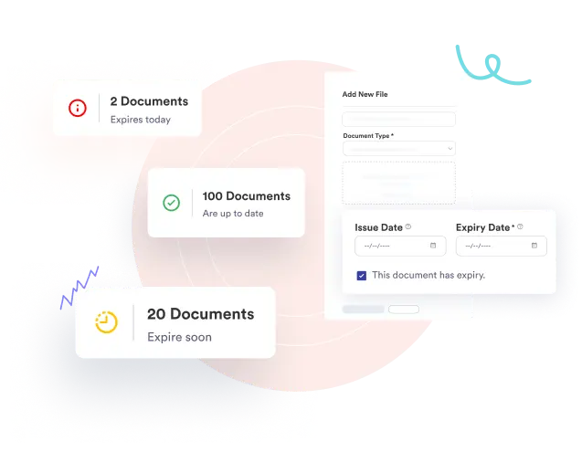 Setting document issue date and expiry date alerts in Crewlix compliance tracking software
