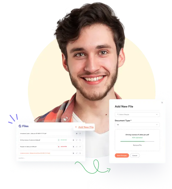 Uploading employee right to work documents and certifications securely in Crewlix